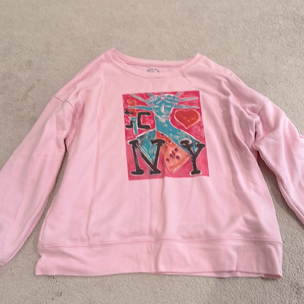 NWOT J. Crew Limited New York Sweatshirt by Katherine Bernhardt